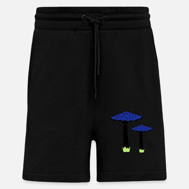 pilze 2 - Shorts - made by SPREAD - SOLID BLACK
