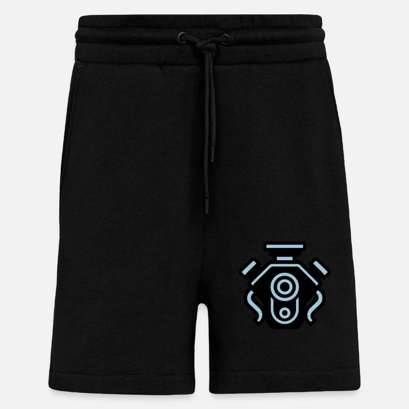 Motor Mechaniker Tuning - Shorts - made by SPREAD - SOLID BLACK