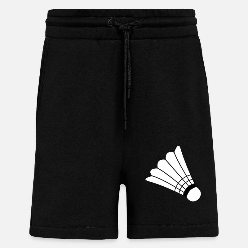 Badminton - Short bio décontracté fabriqué en UE - SOLID BLACK