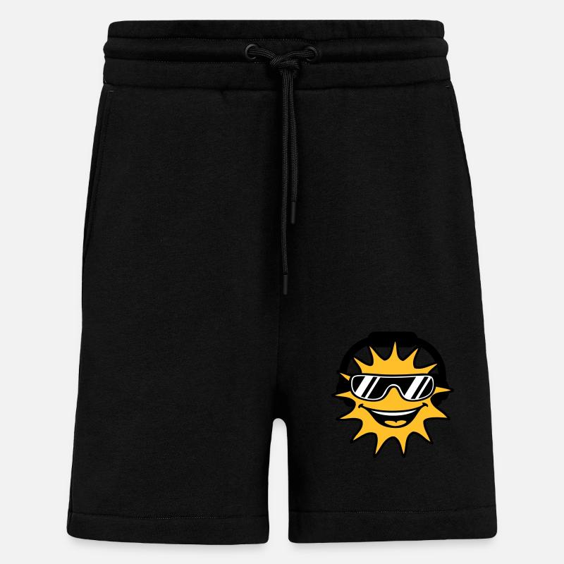 Cool Sun - Shorts - made by SPREAD - SOLID BLACK