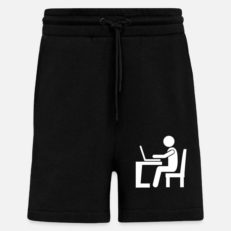 Work Office - Shorts - made by SPREAD - SOLID BLACK