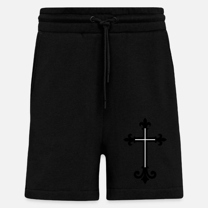 Kreuz Symbol - Shorts - made by SPREAD - SOLID BLACK