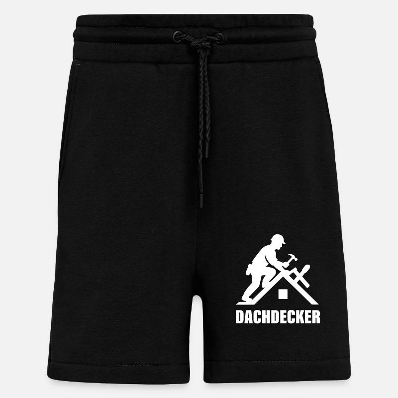 dachdecker - Shorts - made by SPREAD - SOLID BLACK
