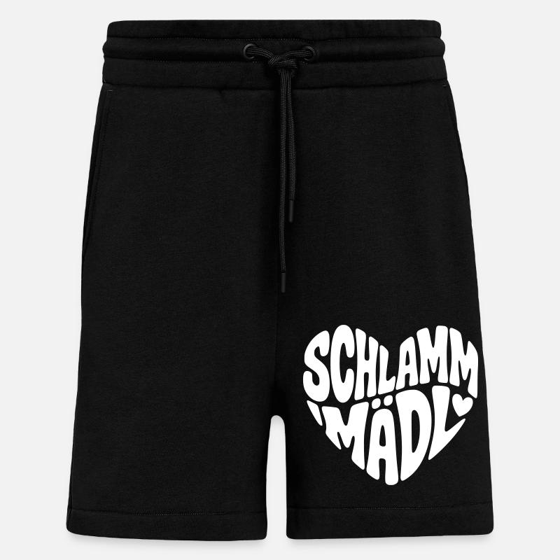 Schlamm Mädel - Shorts - made by SPREAD - SOLID BLACK