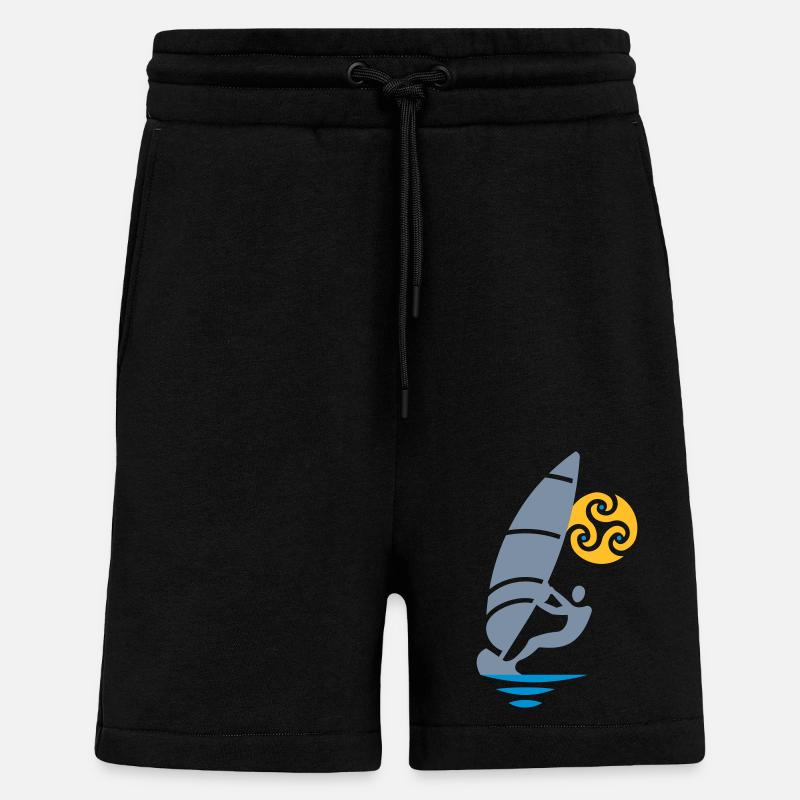 Tribal windsurfing - Shorts - made by SPREAD - SOLID BLACK