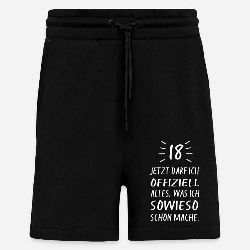 18 - Shorts - made by SPREAD - SOLID BLACK