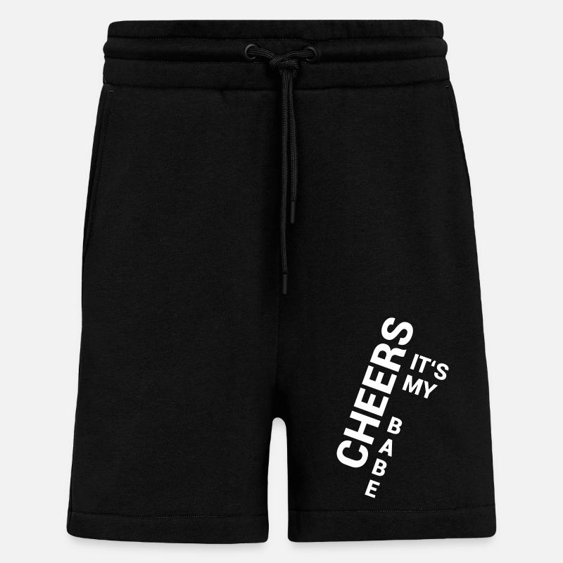 Mon bébé - Short bio décontracté fabriqué en UE - SOLID BLACK