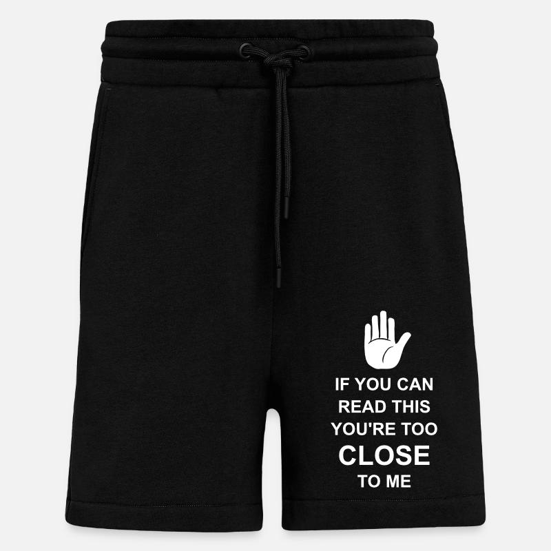too close to me - Shorts - made by SPREAD - SOLID BLACK