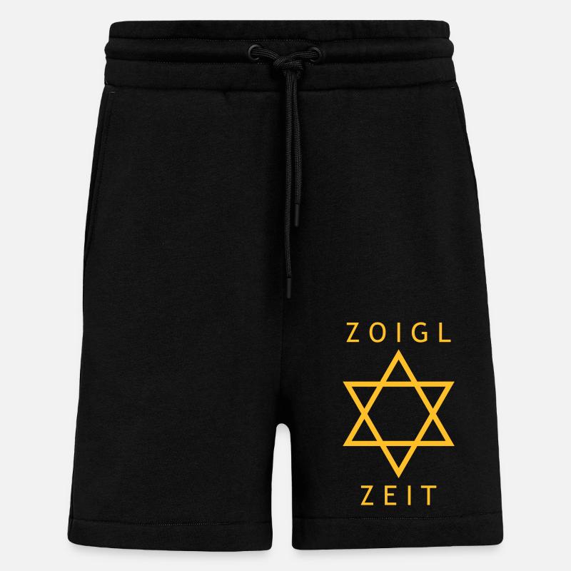Zoigl zeit - Short bio décontracté fabriqué en UE - SOLID BLACK