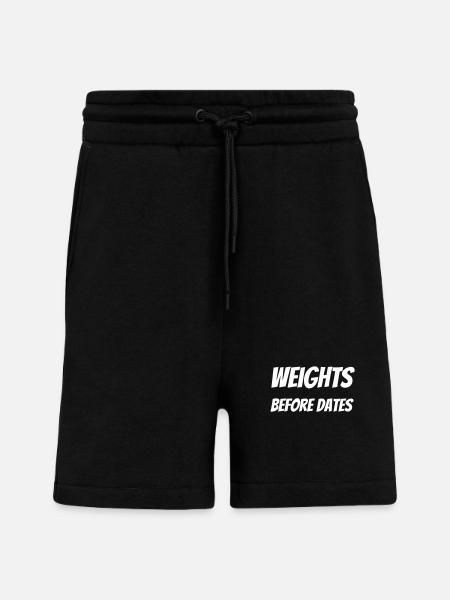Weights before dates - Shorts - made by SPREAD - SOLID BLACK