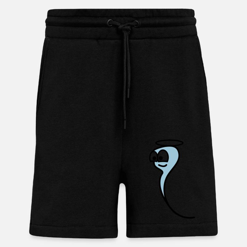 Bonne sperme - bonne spermie - Short bio décontracté fabriqué en UE - SOLID BLACK