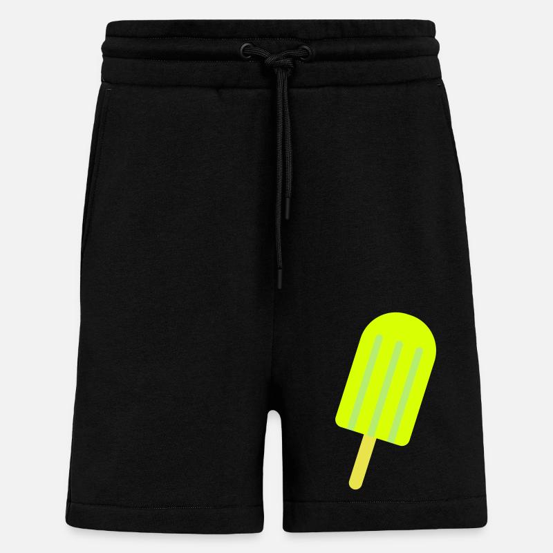 Ice Cream Ice Cream - Shorts - made by SPREAD - SOLID BLACK