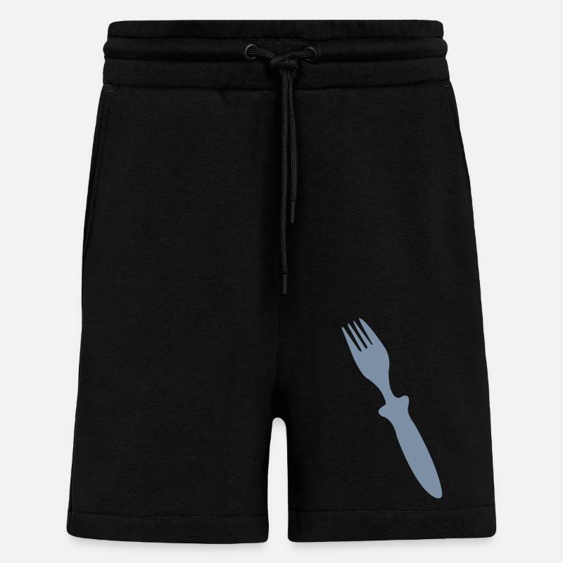 fork - Shorts - made by SPREAD - SOLID BLACK