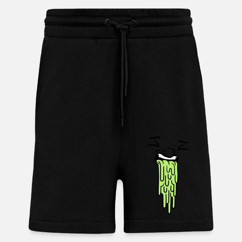 kotzendes gesicht - Shorts - made by SPREAD - SOLID BLACK