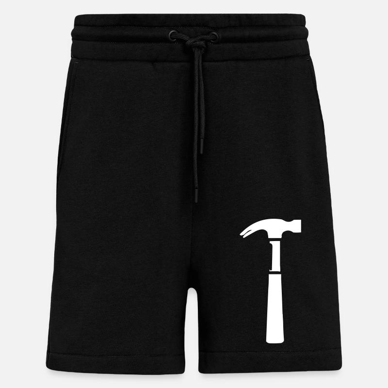 hammer - Shorts - made by SPREAD - SOLID BLACK