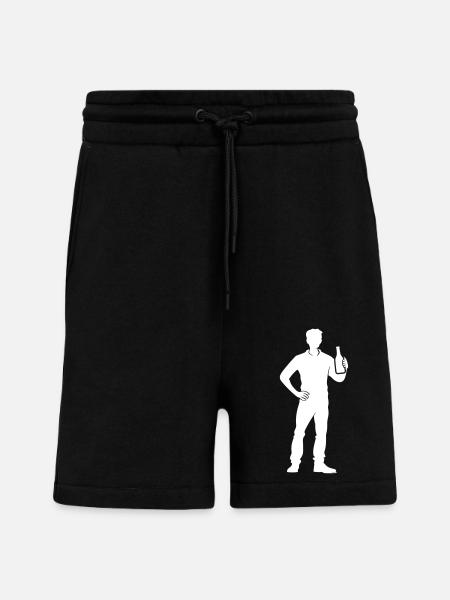 Beer Drinking Party - Shorts - made by SPREAD - SOLID BLACK