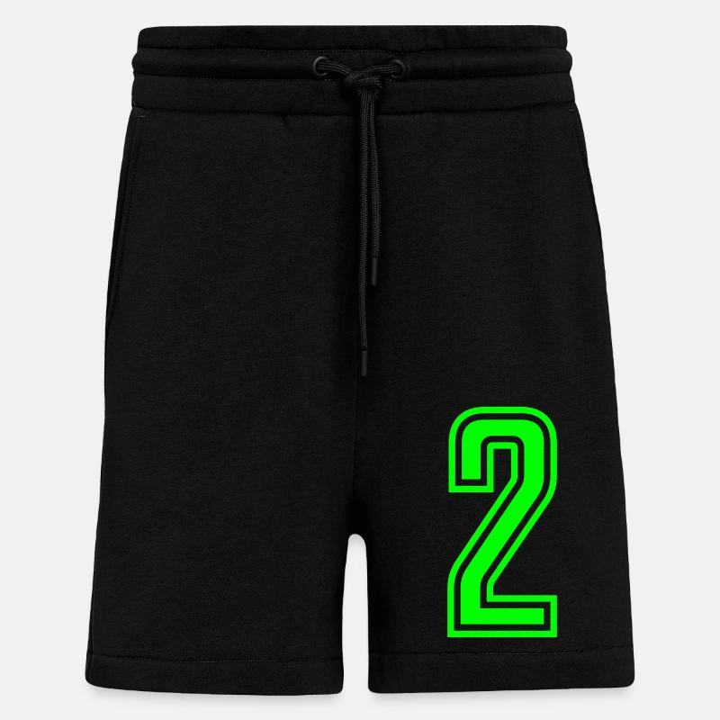 2 - Short bio décontracté fabriqué en UE - SOLID BLACK