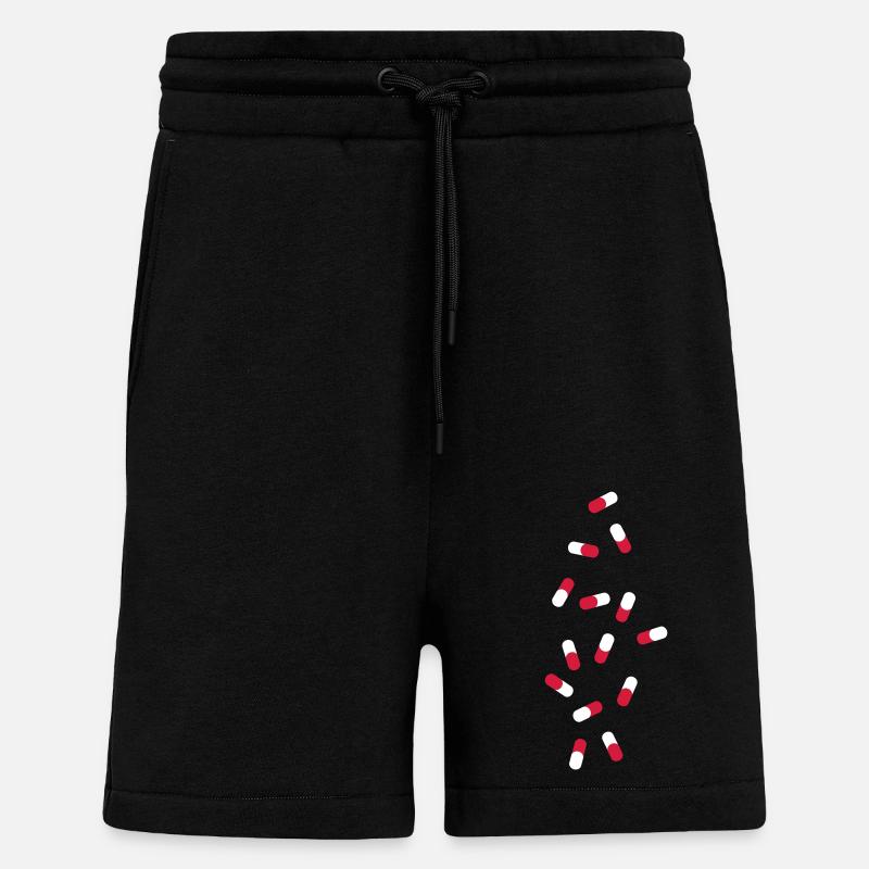 pills - Shorts - made by SPREAD - SOLID BLACK