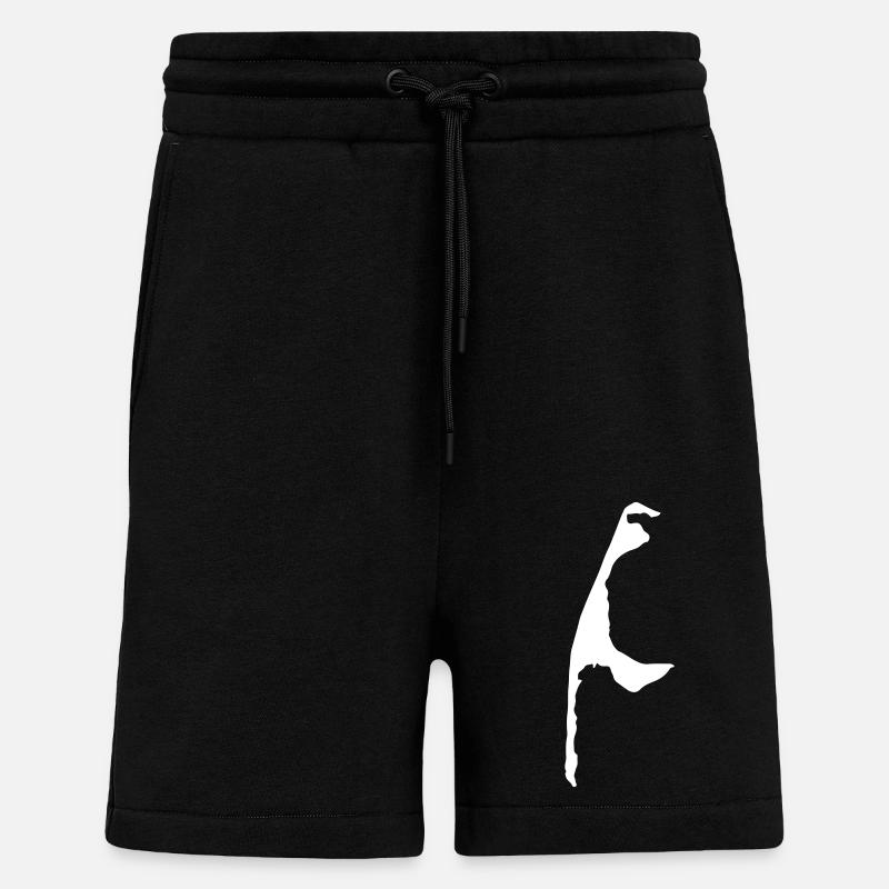 Sylt Silhouette - Short bio décontracté fabriqué en UE - SOLID BLACK