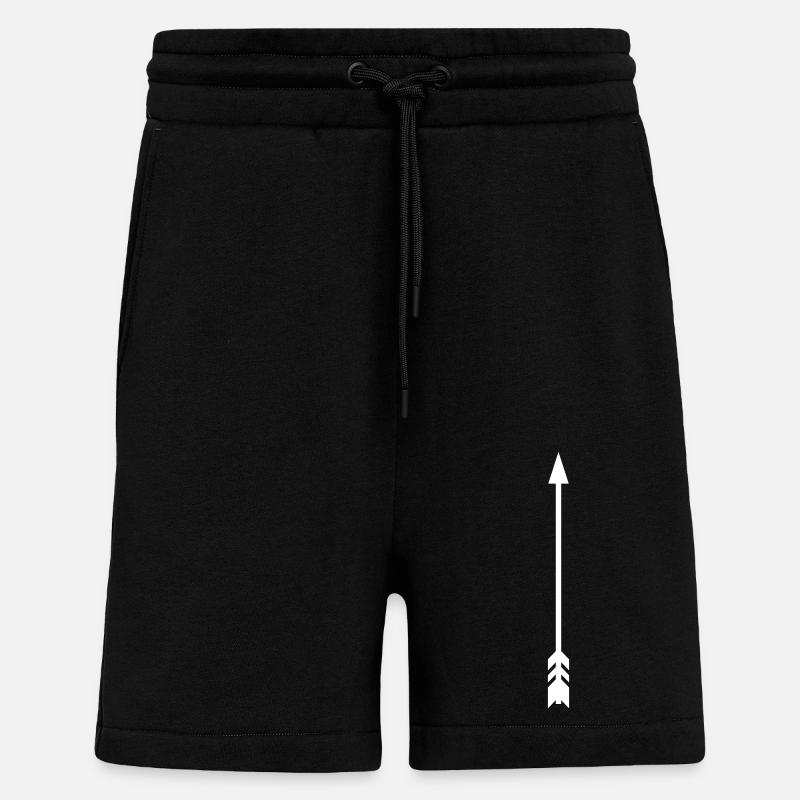 Arrow Vector - Shorts - made by SPREAD - SOLID BLACK