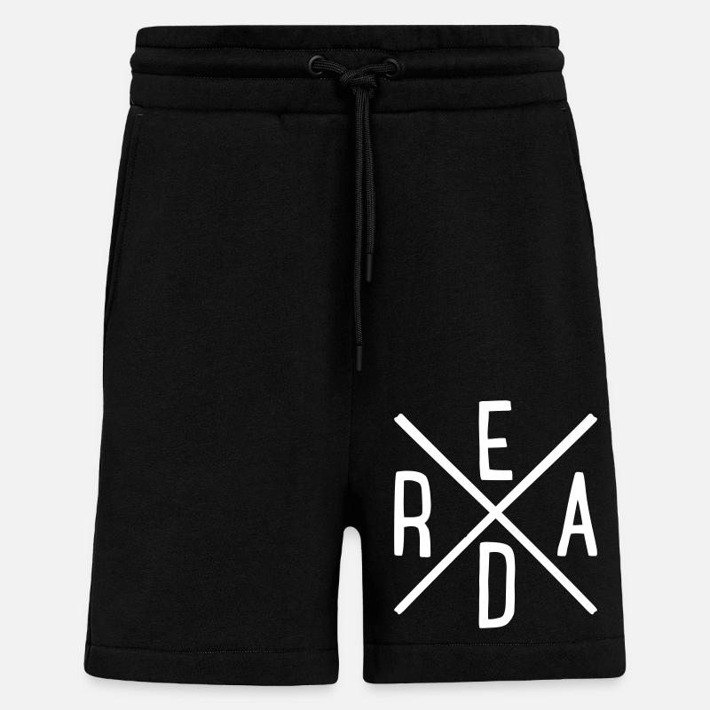 read - Shorts - made by SPREAD - SOLID BLACK