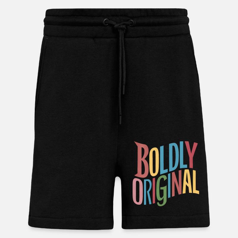 Boldly Original - Shorts - made by SPREAD - SOLID BLACK