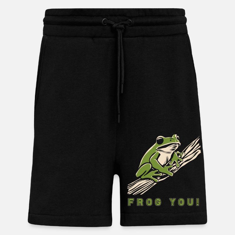 Baumfrosch 2024 1 - Shorts - made by SPREAD - SOLID BLACK