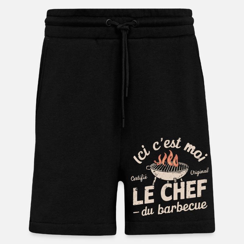 Der Grillchef - Shorts - made by SPREAD - SOLID BLACK