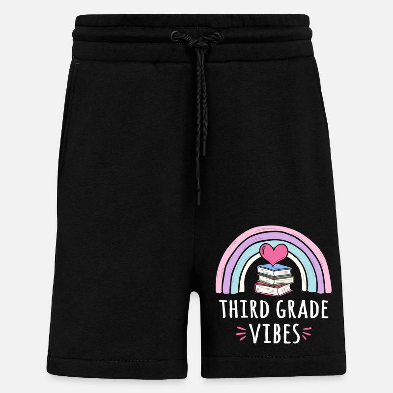 Third Grade Vibes - Shorts - made by SPREAD - SOLID BLACK