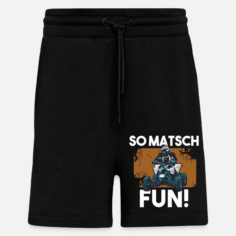 Quad - Shorts - made by SPREAD - SOLID BLACK