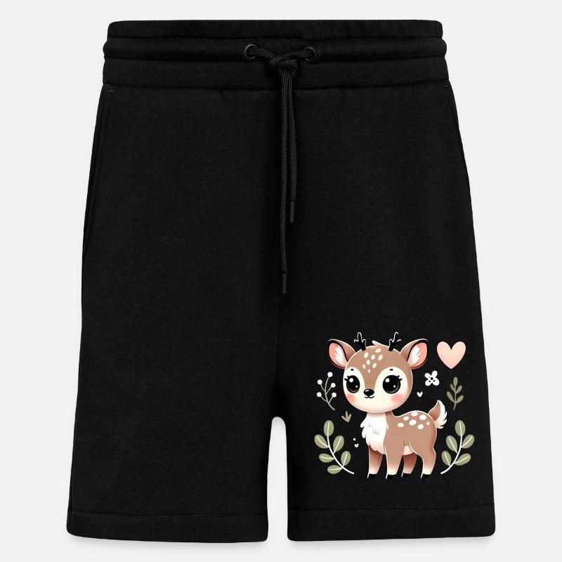 Adorable_D - Short bio décontracté fabriqué en UE - SOLID BLACK