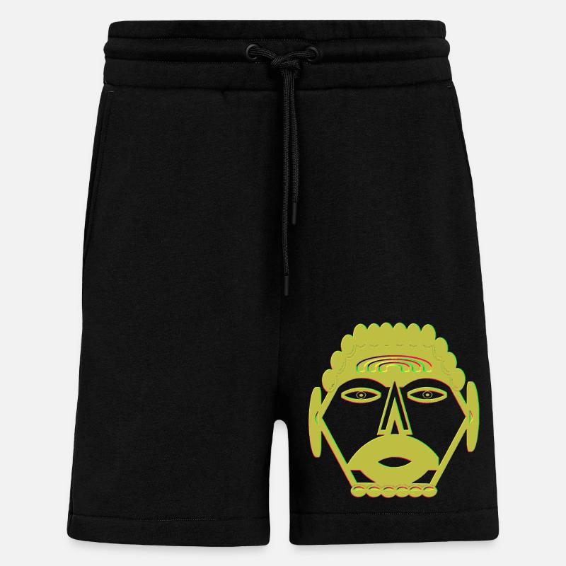 couper - Short bio décontracté fabriqué en UE - SOLID BLACK