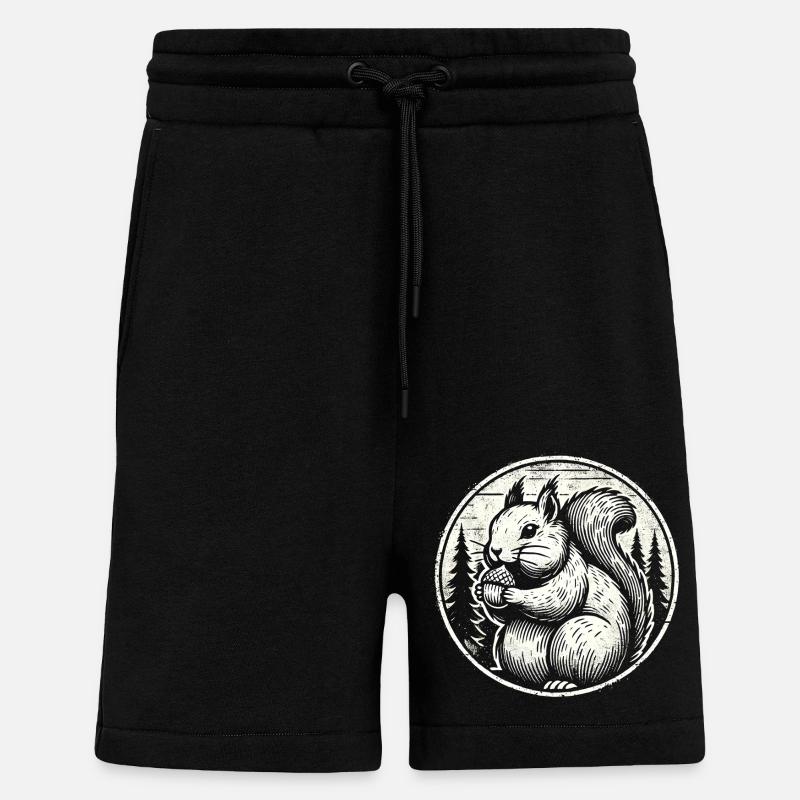 Squirrel - Shorts - made by SPREAD - SOLID BLACK
