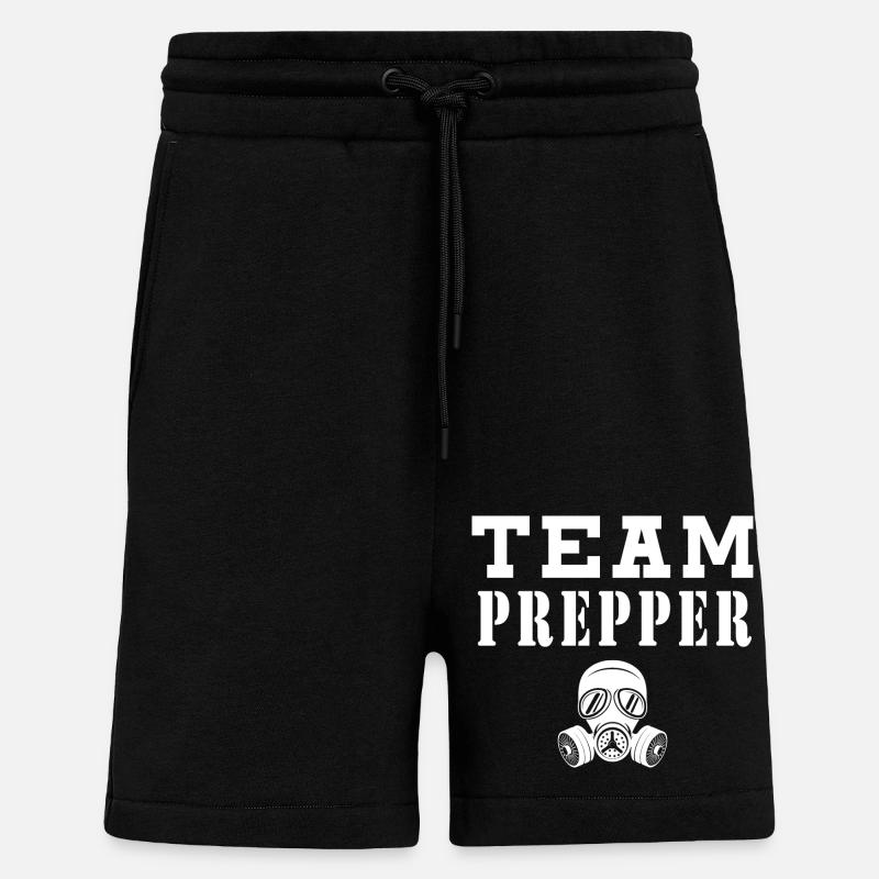 Préparation de l’équipe - Short bio décontracté fabriqué en UE - SOLID BLACK