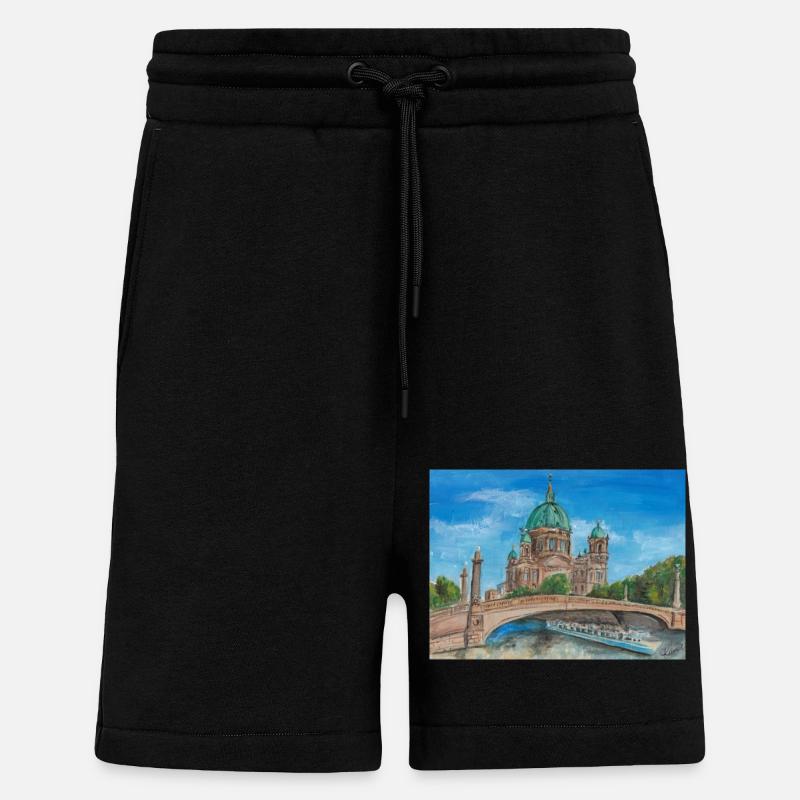 Berliner Dom - Shorts - made by SPREAD - SOLID BLACK