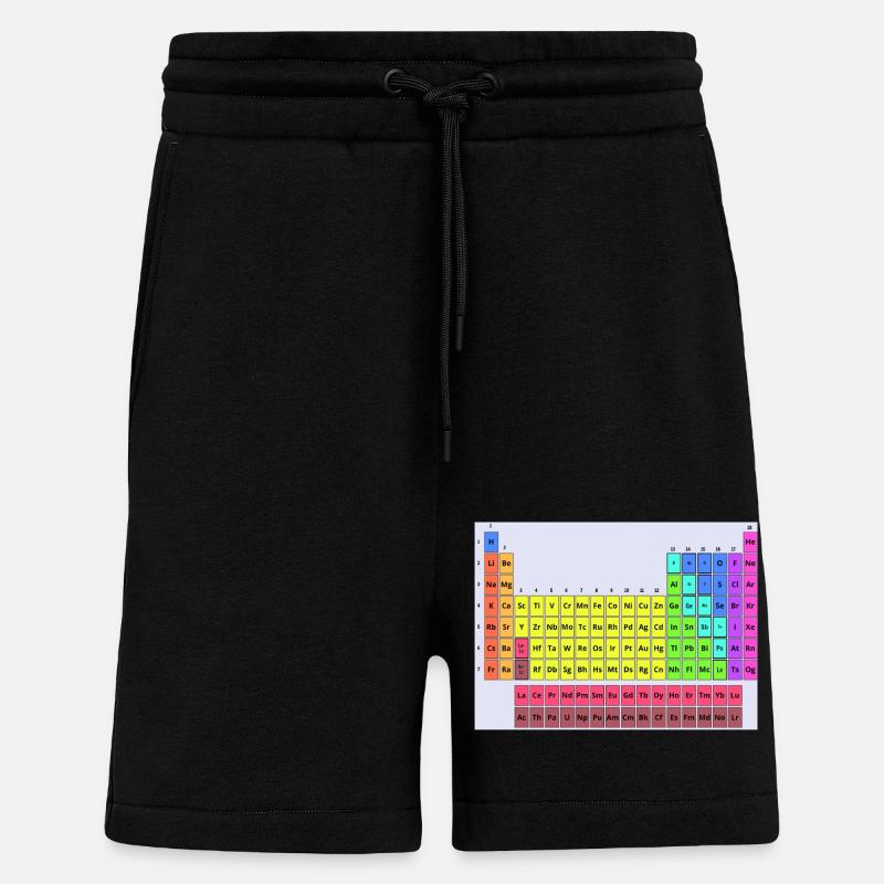 Periodic table - Shorts - made by SPREAD - SOLID BLACK