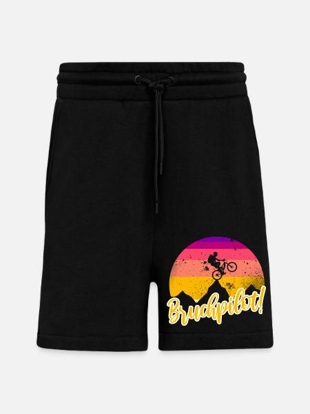 Bruchpilot - Shorts - made by SPREAD - SOLID BLACK