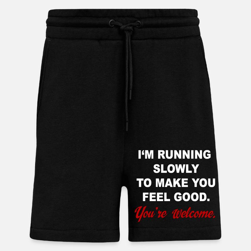 Courir - Short bio décontracté fabriqué en UE - SOLID BLACK