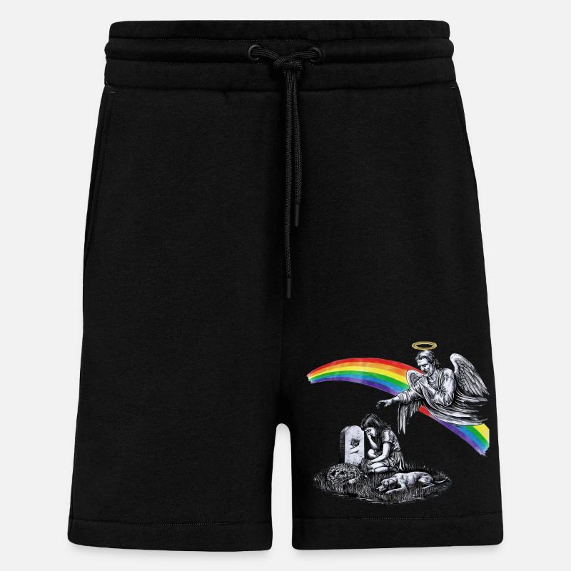 Missing Dad Mourning - Shorts - made by SPREAD - SOLID BLACK