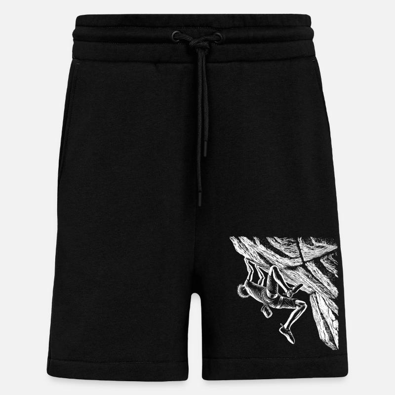 Grimper - Short bio décontracté fabriqué en UE - SOLID BLACK