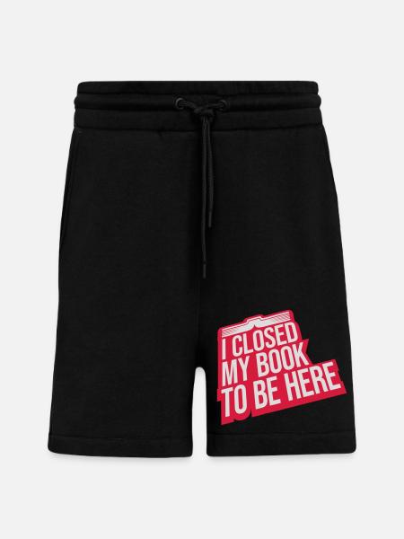 I closed my book - Shorts - made by SPREAD - SOLID BLACK