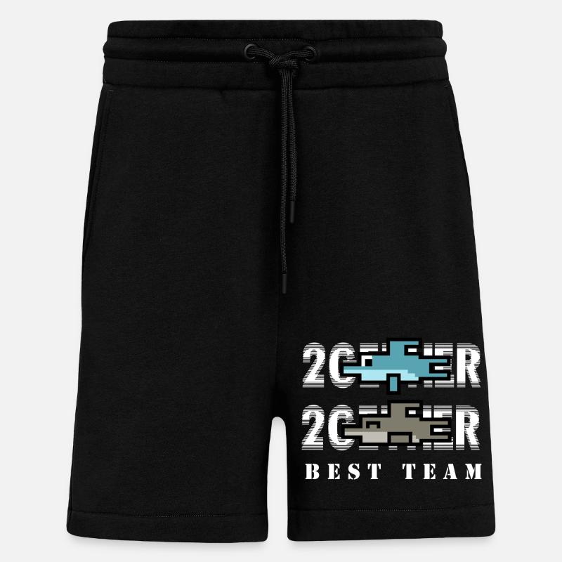 L’équipe Dolphin - Short bio décontracté fabriqué en UE - SOLID BLACK