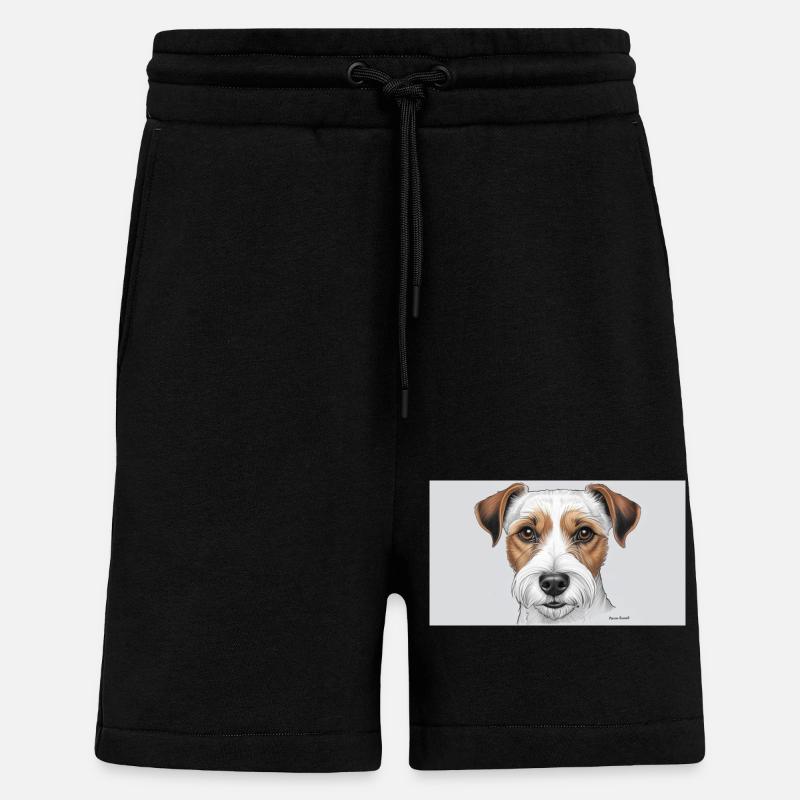 Parson Russel Terrier - Shorts - made by SPREAD - SOLID BLACK