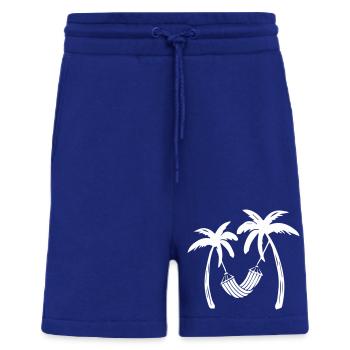 Palmiers Relax - Short bio décontracté fabriqué en UE - Iconic Blue - Devant
