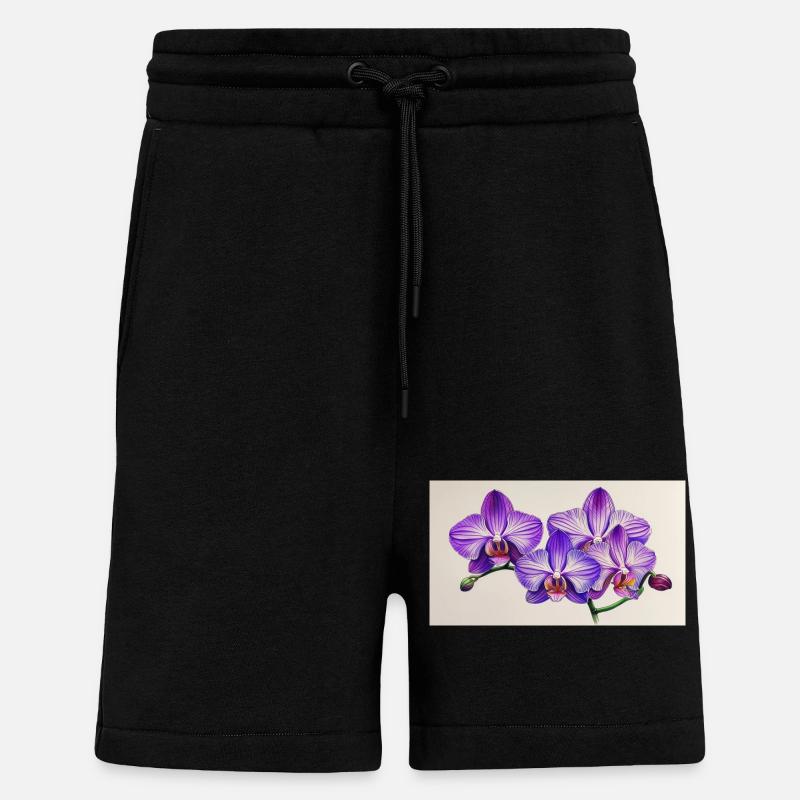 Flieder Orkedea - Shorts - made by SPREAD - SOLID BLACK