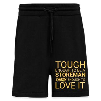 Storeman Crazy - Shorts - made by SPREAD - SOLID BLACK - Vorne