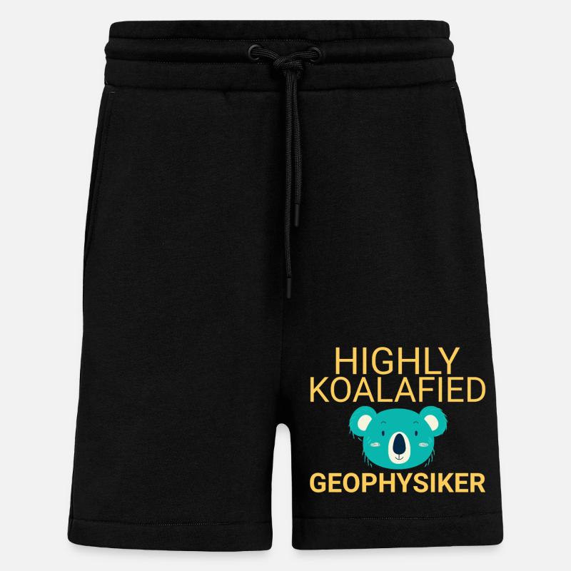 Geophysiker Koalafied Geophysik - Shorts - made by SPREAD - SOLID BLACK