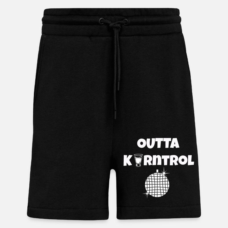 Outta Korntrol - Shorts - made by SPREAD - SOLID BLACK
