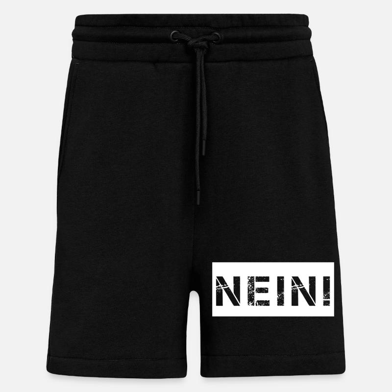 Nein - Shorts - made by SPREAD - SOLID BLACK