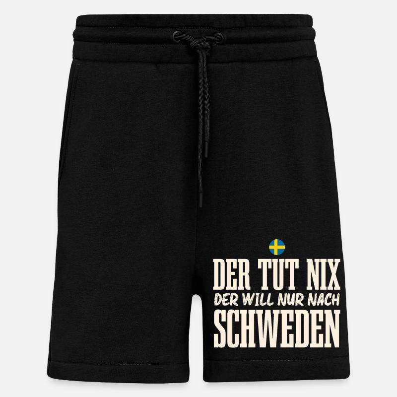 Schweden - Shorts - made by SPREAD - SOLID BLACK